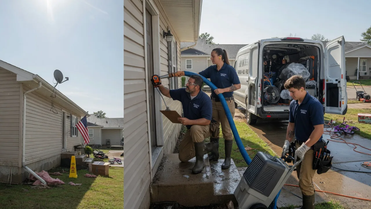 Ceiling Water Damage Restoration in Garden City, KS near me